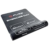 Pure2Mejorar esterilla de ejercicio para yoga y pilates (182 x 61 cm), color negro...