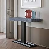 Consola extensible Capital Premium Small Cemento Marco Antracita