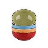 vancasso Serie Navia Tropical, Cuencos de Cereales 4 Piezas Juego de Tazones, Tazón de...