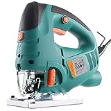 Jieotwice Sierra Caladora Eléctrica, Herramientas Eléctricas para Carpintería, Máquina...