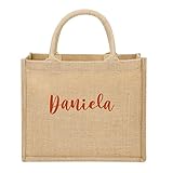 Bolso Yute natural Personalizado con NOMBRE. Bolsa playa, shopper, bolsa compra. Bolsa...