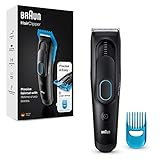 Braun Máquina Cortar Pelo Profesional, Cortapelos Hombre con 9 Ajustes de Longitud, HC...