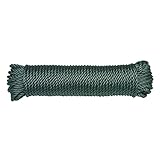Amig - Cuerda de Plástico Trenzado Verde Mod.20100 | Cordón Multiusos de Polietileno...