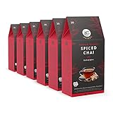 Marca Amazon – Happy Belly Select Bolsitas de té negro Tiger Spice Chai,...
