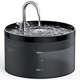 Fuente para Gatos,GIOTOHUN Bebedero Gatos con Forma de Grifo, 2L Fuente Gatos, Bomba de...