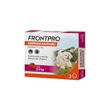 CentroVete Front-PRO comprimidos para perros 2-4 kg 11,3 mg 3 Pipetas, pesticida elimina...