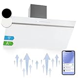 Klarstein Campana Extractora 90 cm, Campanas Extractoras, Extractor de Cocina con Filtro...