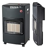KEKAI Estufa de Gas Plegable Uso Interior Kekai New Slim 42x26x73 cm 4200W 4 Ruedas...