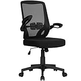 Yaheetech Silla Malla Silla de Oficina Taburete Escrotirio Reposabrazos Abatibles...