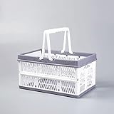 cesta de picnic plegable,bolso grande,cesta de supermercado，cestas de plástico...