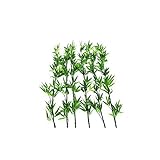 artplants.de Cañas de bambú Artificiales, Tallos Negros, Juego de 6, 180cm - Planta...