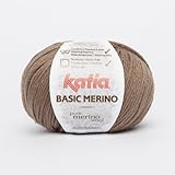 Katia Basic Merino – Color: Visón (68) – 50 g/aprox. 120 m de lana.