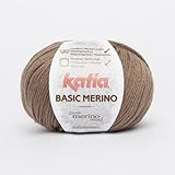 Katia Basic Merino – Color: Visón (68) – 50 g/aprox. 120 m de lana.