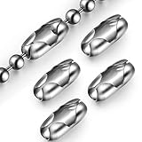 20 Piezas Clips Conectores de Cuerda Cadena de Bola de Persiana Enrollable Romana Vertical...