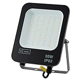 M Ledme - Foco Proyector Led Napoli 50W, 6.000 lumen, IP65 Regulable, Color Luz fría...