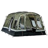 Outsunny Tienda de Campaña Familiar 6 Personas Tienda Camping Impermeable PU3000 mm con 3...