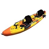 Cambridge Kayaks ES, Sun Fish TÁNDEM SÓLO 2 + 1 Naranja Y Amarillo, RIGIDO