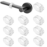 VABNEER PVC Topes de Puerta Silicona 10 Pack Manija de la puerta de parachoques Topes de...