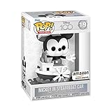 Funko Pop! Trains: Disney 100 - Mickey Mouse - Exclusivo De Amazon - Figuras Miniaturas...