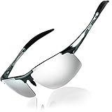 Duco Gafas de sol deportivas polarizadas para hombre con ultraligero y marco de metal...