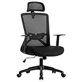 Amazon Brand - UMI Silla de Escritorio Ergonómica de Malla Transpirable con Respaldo,...