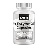 Marca Amazon - Amfit Nutrition Coenzima Q10, 100 Cápsulas, Antioxidante, Enriquecido con...