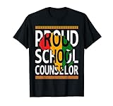 Dy Proud - Disfraz de consejero escolar de melanina negra para hombre y mujer Camiseta