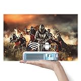 Mini Proyector con Batería para Exteriores EZCast Beam J4a | Proyector WiFi Bluetooth,...