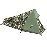 GEERTOP Tienda de Campaña Ligera con Varillas de Aluminio - 213 x 101 x 91cm (1,5 kg) - 1...