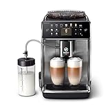 Saeco GranAroma Cafetera Superautomática - 16 Variedades de Café, Pantalla en Color...