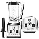 AMZCHEF Batidora de Vaso 2000W - Licuadoras para Zumos y Batidos - Batidora Smoothie...