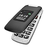 Easyfone Prime-A1 gsm Teléfono Móvil para Mayores con Tapa y Teclas Grandes, Audífono...