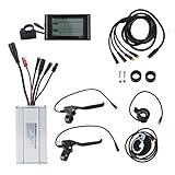 Akozon Controlador de Scooter Eléctrico JN30A 1000W Kit de Bicicleta S900 Panel de...