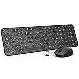 TedGem Teclado Raton, 2.4G Combo Teclado Raton Inalambrico, Packs de Teclado y Ratón, 2...
