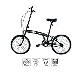 Nilox Micro Bike 20P-X0 Bicicleta (Plegado, Completo, Acero, 50,8 cm (20'), Cadena),...