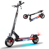 HUABACNHE Patinete Electrico Adultos , Scooter Electrico Plegable, 10AH, Neumáticos de 10...