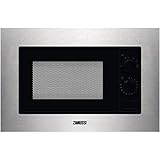 Zanussi ZMSN5SX Microondas Integrable de 700W, 6 niveles de potencia, Mando giratorio,...