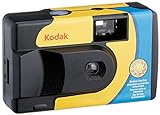 Kodak SUC Daylight 39 800ISO - CÃ¡mara analÃ³gica desechable, Color Amarillo y Azul