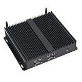 Computadora Industrial, Silenciosa 6 X USB Aleación de Aluminio 110‑240V Mini PC sin...