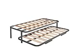 Hogar 24 Cama Nido con 2 somieres Estructura Reforzada Doble Barra Superior + Patas,...