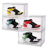 Estuche de exhibición de zapatos, Contenedor de caja de zapatillas de deporte de...