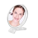 Espejo de Mano Compacto Plegable / Espejo de Maquillaje de sobremesa con Dos Lados de...