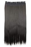 PRETTYSHOP 70cm Clip in Extensions Extensión De Cabello Postizo Liso Morena C53a