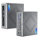 NiPoGi Mini PC Windows 11 Pro Intel Core i7-11390H (hasta 5,0 GHz) Mini Tower PC, 16 GB...