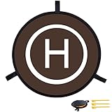 Pista de aterrizaje de drones, Impermeable Helicoptero Plegable Portátil Helicoptero Mat