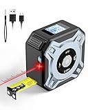 Medidor Laser 2 en 1, Cinta Métrica Láser, Metro Laser, Láser 40M & Cinta 5M, Medidor...