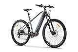 Moma Bikes Bicicleta Electrica, EMTB 29', Suspension delantera, Shimano 24v, Frenos de...