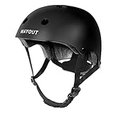 Wayout Sports - Casco Deportivo Unisex - Jóvenes y Adultos (Medium, Negro)