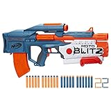 NERF Lanzador Elite 2.0 Motoblitz - Lanza 10 Dardos seguidos o 6 Dardos a la Vez, Clip de...