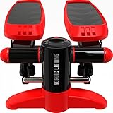Nordic Lifting Mini Stepper & Escaladora - con Juego de Bandas de Resistencia - Monitor...